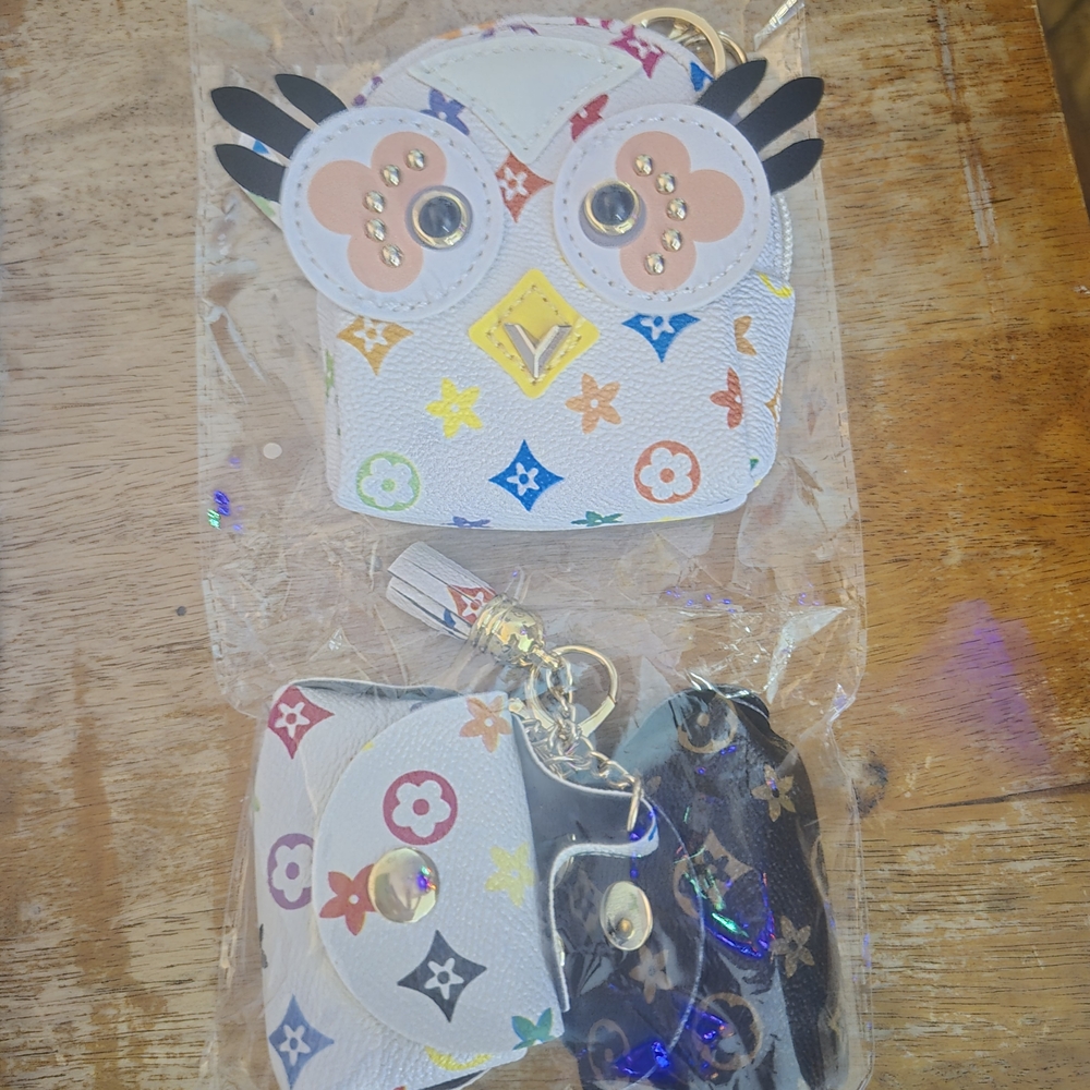 Colorful Owl Kids Coin Purse